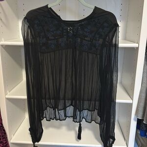 Free People Sheer Top